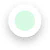 A circular graphic with a light green center, white border, and a drop shadow, on a transparent background, giving the appearance of a button.